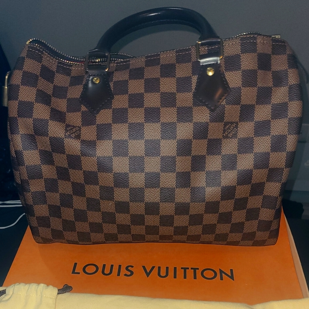 Louis Vuitton Boston Bag Speedy 30 Handbag N41364 Brown / Damier Canva